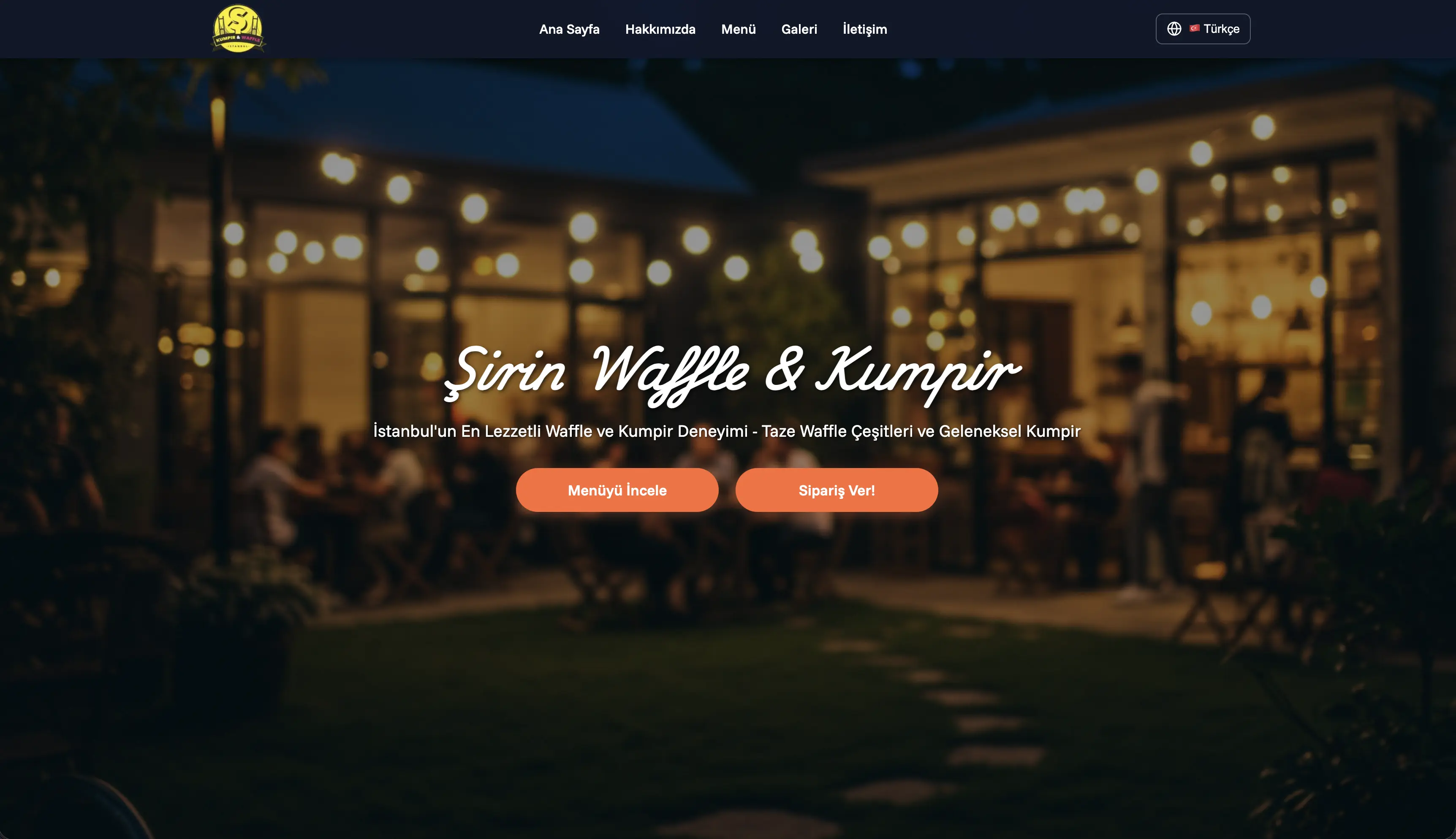 Şirin Waffle & Kumpir desktop screenshot